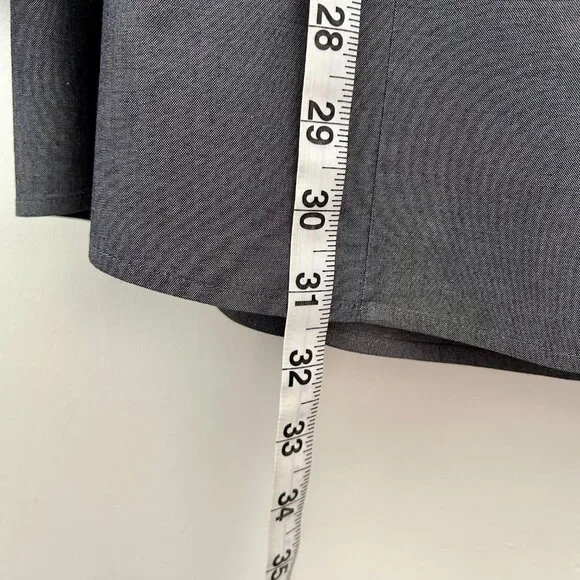 Gold Label Investments Dark Gray Button Down Shirt in sz 20W - Picture 4 of 5